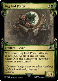 Bag End Porter (Showcase Scrolls), Universes Beyond: The Lord of the Rings: Tales of Middle-earth