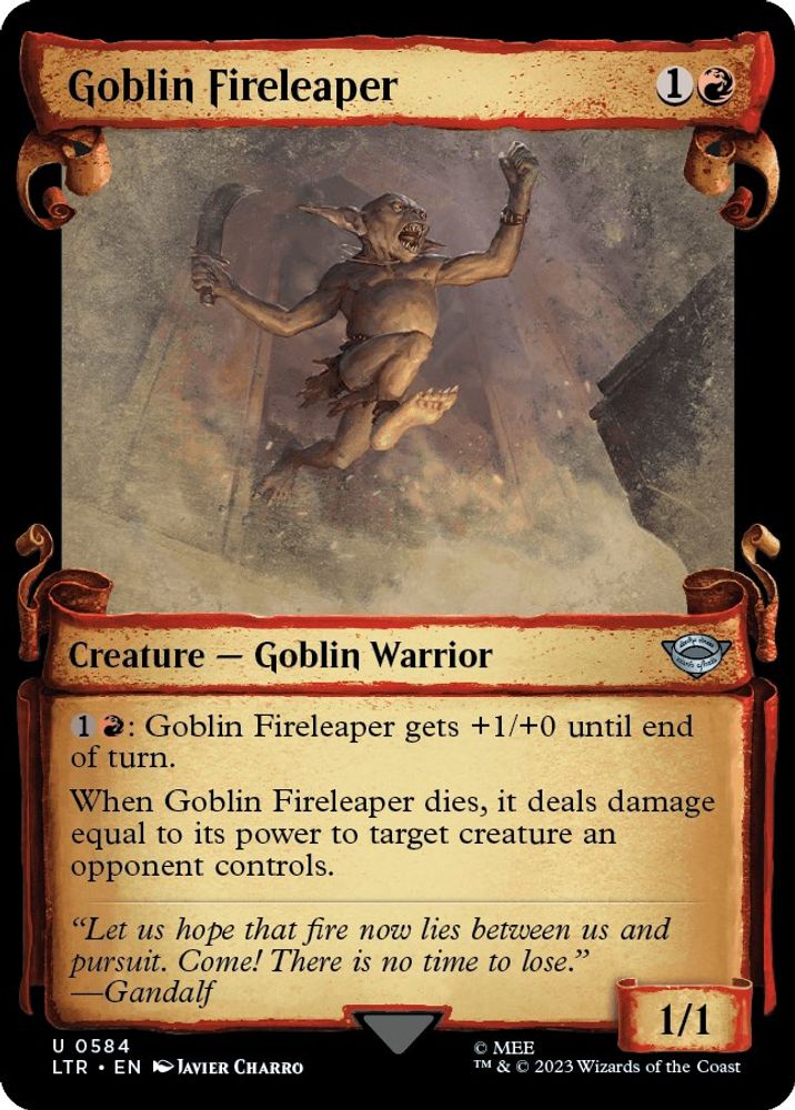 Goblin Fireleaper Showcase Scrolls