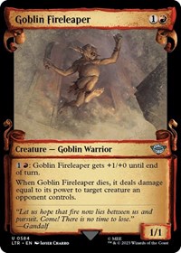 Goblin Fireleaper (Showcase Scrolls), Universes Beyond: The Lord of the Rings: Tales of Middle-earth