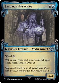 Saruman the White (Showcase Scrolls), Universes Beyond: The Lord of the Rings: Tales of Middle-earth
