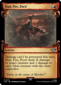 Fear, Fire, Foes! (Showcase Scrolls), Universes Beyond: The Lord of the Rings: Tales of Middle-earth