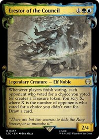 Erestor of the Council (Showcase Scrolls), Commander: The Lord of the Rings: Tales of Middle-earth