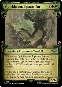 Quickbeam, Upstart Ent (Showcase Scrolls), Universes Beyond: The Lord of the Rings: Tales of Middle-earth