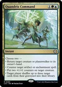 Quandrix Command, Commander: The Lost Caverns of Ixalan