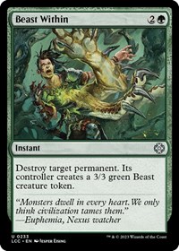 Beast Within, Commander: The Lost Caverns of Ixalan