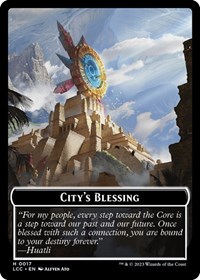 City's Blessing // Pirate Double-Sided Token, Commander: The Lost Caverns of Ixalan