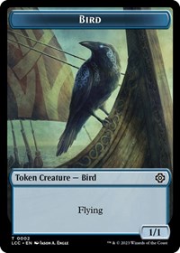 Bird // Merfolk (0003) Double-Sided Token, Commander: The Lost Caverns of Ixalan