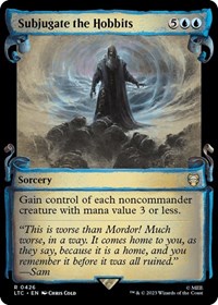 Subjugate the Hobbits (Showcase Scrolls), Commander: The Lord of the Rings: Tales of Middle-earth