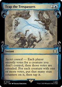 Trap the Trespassers (Showcase Scrolls), Commander: The Lord of the Rings: Tales of Middle-earth