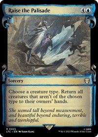 Raise the Palisade (Showcase Scrolls), Commander: The Lord of the Rings: Tales of Middle-earth