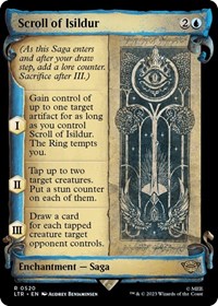 Scroll of Isildur (Showcase Scrolls), Universes Beyond: The Lord of the Rings: Tales of Middle-earth