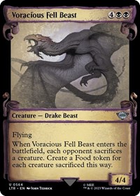 Voracious Fell Beast (Showcase Scrolls), Universes Beyond: The Lord of the Rings: Tales of Middle-earth