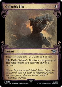 Gollum's Bite (Showcase Scrolls), Universes Beyond: The Lord of the Rings: Tales of Middle-earth