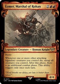 Eomer, Marshal of Rohan (Showcase Scrolls), Universes Beyond: The Lord of the Rings: Tales of Middle-earth