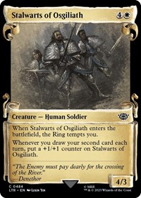 Stalwarts of Osgiliath (Showcase Scrolls), Universes Beyond: The Lord of the Rings: Tales of Middle-earth