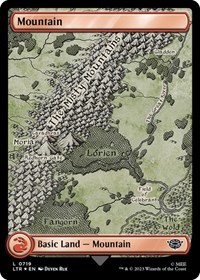 Mountain (0719) (Surge Foil), Universes Beyond: The Lord of the Rings: Tales of Middle-earth