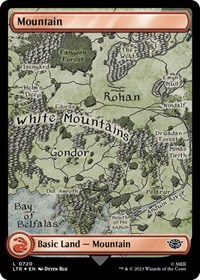 Mountain (0720) (Surge Foil), Universes Beyond: The Lord of the Rings: Tales of Middle-earth