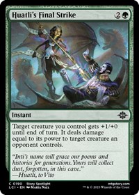Huatli's Final Strike, The Lost Caverns of Ixalan