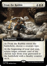 From the Rubble (Extended Art), Commander: The Lost Caverns of Ixalan