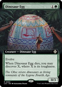 Dinosaur Egg (Extended Art), Commander: The Lost Caverns of Ixalan