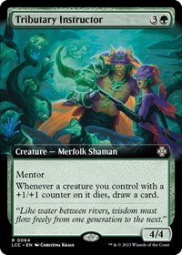 Tributary Instructor (Extended Art), Commander: The Lost Caverns of Ixalan