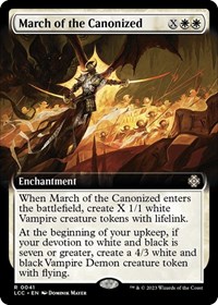 March of the Canonized (Extended Art), Commander: The Lost Caverns of Ixalan