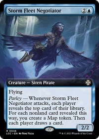 Storm Fleet Negotiator (Extended Art), Commander: The Lost Caverns of Ixalan