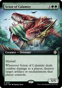 Scion of Calamity (Extended Art), Commander: The Lost Caverns of Ixalan