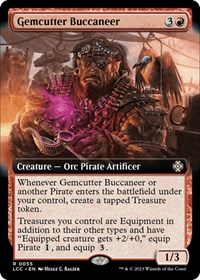Gemcutter Buccaneer (Extended Art), Commander: The Lost Caverns of Ixalan