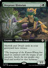 Deeproot Historian (Extended Art), Commander: The Lost Caverns of Ixalan