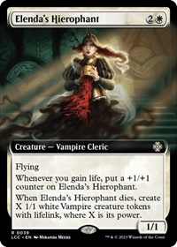 Elenda's Hierophant (Extended Art), Commander: The Lost Caverns of Ixalan