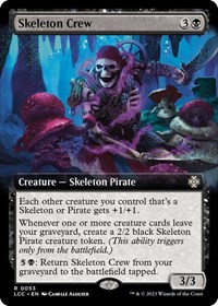 Skeleton Crew (Extended Art), Commander: The Lost Caverns of Ixalan