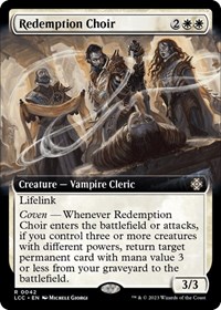 Redemption Choir (Extended Art), Commander: The Lost Caverns of Ixalan