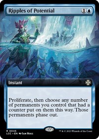 Ripples of Potential (Extended Art), Commander: The Lost Caverns of Ixalan