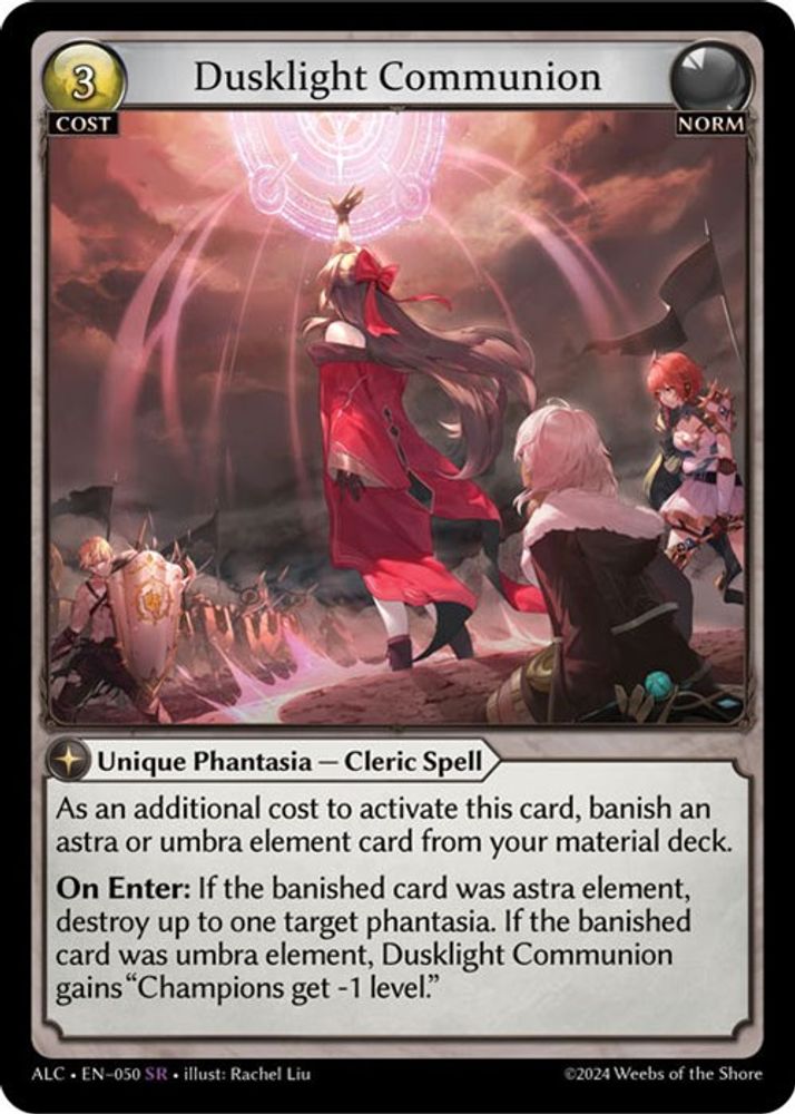 Dusklight Communion, Standard, front