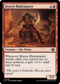Brazen Blademaster, The Lost Caverns of Ixalan