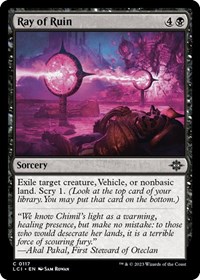 Ray of Ruin, The Lost Caverns of Ixalan