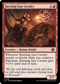 Burning Sun Cavalry, The Lost Caverns of Ixalan