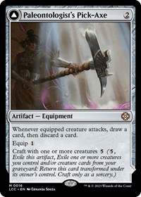 Paleontologist's Pick-Axe, Commander: The Lost Caverns of Ixalan