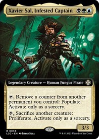 Xavier Sal, Infested Captain (Extended Art), Commander: The Lost Caverns of Ixalan
