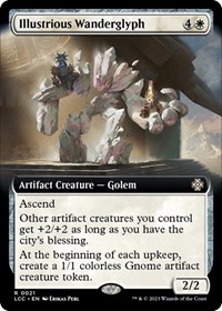 Illustrious Wanderglyph (Extended Art), Commander: The Lost Caverns of Ixalan