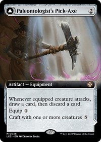 Paleontologist's Pick-Axe (Extended Art), Commander: The Lost Caverns of Ixalan