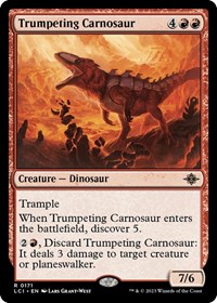 Trumpeting Carnosaur, The Lost Caverns of Ixalan