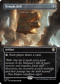 Temple Bell (Borderless), Commander: The Lost Caverns of Ixalan