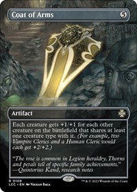 Coat of Arms (Borderless), Commander: The Lost Caverns of Ixalan