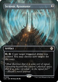 Strionic Resonator (Borderless), Commander: The Lost Caverns of Ixalan