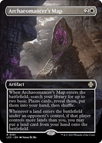 Archaeomancer's Map (Borderless), Commander: The Lost Caverns of Ixalan