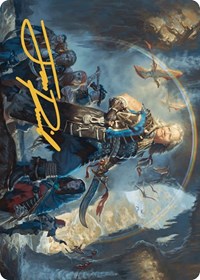 Admiral Brass, Unsinkable Art Card (Gold-Stamped Signature), Art Series: The Lost Caverns of Ixalan