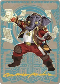 Quintorius Kand Art Card (65/81) (Gold-Stamped Signature), Art Series: The Lost Caverns of Ixalan