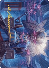 Akal Pakal, First Among Equals Art Card (8/81) (Gold-Stamped Signature), Art Series: The Lost Caverns of Ixalan